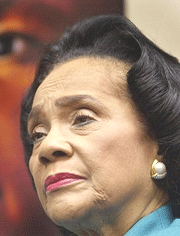 Coretta King, viuda de Luther King